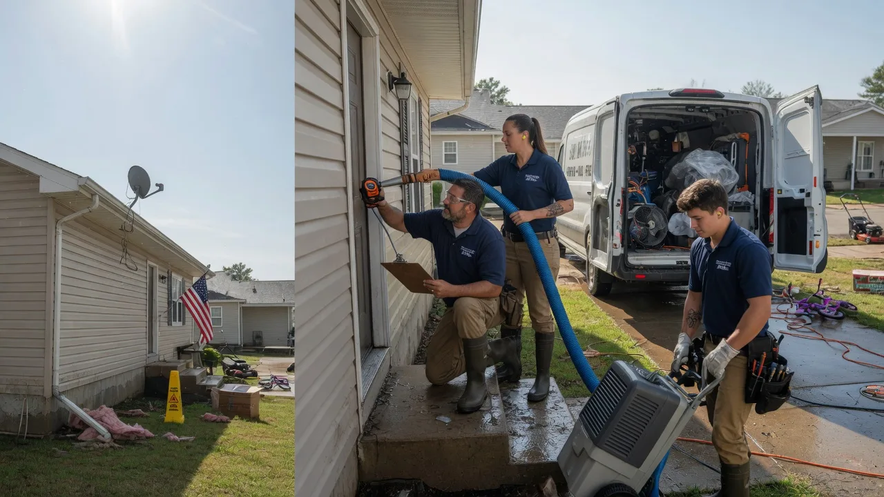 Ceiling Water Damage Restoration in Packwood, IA near me